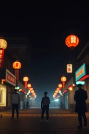 《星期天图书馆》竖版海报，午后图书馆的长木桌