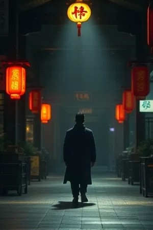 《夜航西飞线》竖版海报，夜航货机穿过厚重云层